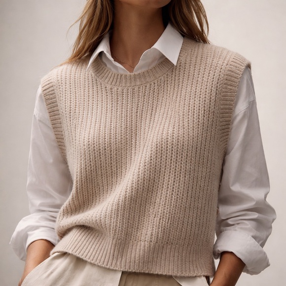 James Perse Sweaters - James Perse Cashmere Silk Open Knit Shell
